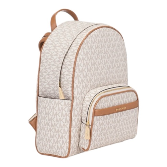 Michael Kors Beige and Tan Backpack - Picture 2 of 8